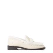 Stuart Weitzman Mysiga Shearling Loafers Beige, Dam