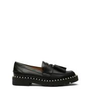 Stuart Weitzman Pärla Loafer Höj Casual Formell Look Black, Dam