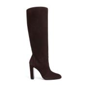 Stuart Weitzman Stilfull knähög stövel Black, Dam