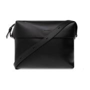 Jil Sander Läder axelväska Black, Herr