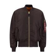 Alpha Industries Klisk militär flygjacka Ma-1 Brown, Herr