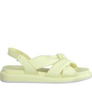 Marco Tozzi Flat Sandals Yellow, Dam