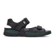 Mephisto Svart Lädersandal för Män - Shark FIT Black, Herr