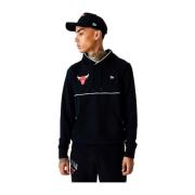 New Era Sudadera BullsBA Pipping Po Hoody Chibul Black, Herr