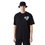 New Era Svart Grizzlees Arch Wrdmrk Tee Black, Herr