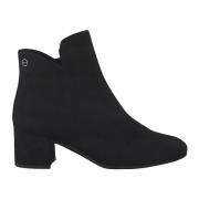 Tamaris Stiliga Blockklack Ankelboots Black, Dam