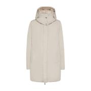 add Beige Parka för Kvinnor Beige, Dam