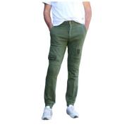 Aeronautica Militare Bomulls Anti-G Joggingbyxor Green, Herr