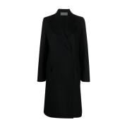 Alberta Ferretti Single-Breasted Coats Black, Dam