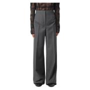 Alberta Ferretti Stiliga Byxor Gray, Dam