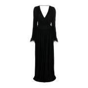 Alberta Ferretti Maxi Klänning Black, Dam