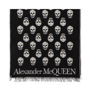 Alexander McQueen Ullscarf Black, Herr