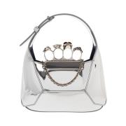 Alexander McQueen ‘Jewelled Hobo Mini’ handväska Gray, Dam