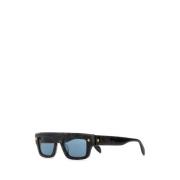 Alexander McQueen Snygga Multifärgade Acetat Solglasögon Black, Dam