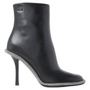 Alexander Wang Läder Ankelboots Black, Dam