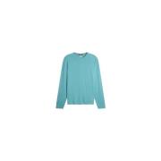 C.P. Company Turkos Oversized Rund Hals Jersey Blue, Herr