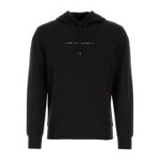 C.p. Company Svart stretchbomullssweatshirt Black, Herr