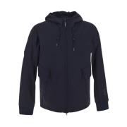 C.p. Company Metroshell Jacket Zip-Through Sweatshirt Blue, Herr