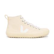 Veja Canvas High-Top Sneakers Beige, Dam