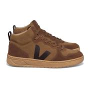 Veja Brun Svart Mocka Sneakers Kvinnor Brown, Dam