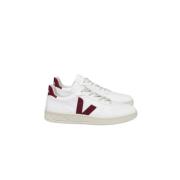 Veja Sportiga Lädersneakers med Marsala Detaljer Multicolor, Dam