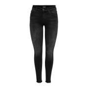 Only Skinny Jeans Black, Dam