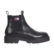 Tommy Jeans Heritage Branding Chelsea Boot Black, Herr