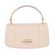 Love Moschino Kornläder+PU Väska Pink, Dam