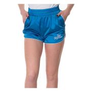 Love Moschino Shorts med kontrastpiping Blue, Dam