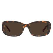 Love Moschino Mönstrade Hjärtglasögon Mol060/S 05L Brown, Dam