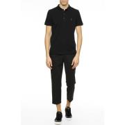 AllSaints Logobroderad polo Black, Herr