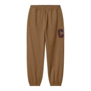 Carhartt Wip Wiles Sweat Pant - Stilren och Bekväm Brown, Herr