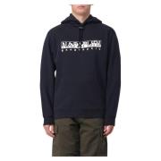 Napapijri Svart Telemark Sweatshirt Black, Herr