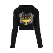 Versace Jeans Couture Stiliga Sweaters för Män och Kvinnor Black, Dam
