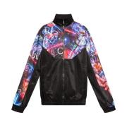 Versace Jeans Couture Rymdmotiv Track Jacket Black, Herr