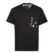 Versace Jeans Couture Svart/Guld Ficka T-Shirt Black, Herr