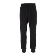 Versace Jeans Couture Svarta sportbyxor med sidestripor - XL Black, He...