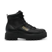 Versace Jeans Couture Svarta Sneakers, Anfibi CV Black, Herr