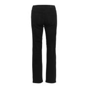 Kaffe Straight Leg Jeans Svart Djup Black, Dam