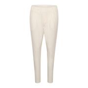 Kaffe Slim-fit Trousers White, Dam