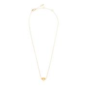 Kate Spade Halsband med logotyp Yellow, Dam