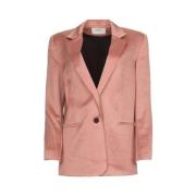 Ba&Sh Färgglad Amerikansk Blazer Jacka Pink, Dam