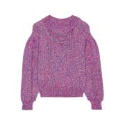 Ba&Sh Tibo Sweater - Trenderiktigt Modell Purple, Dam