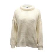 Ba&Sh Ivory Vit Ull Oversized Tröja White, Dam