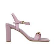 Jeffrey Campbell Höj din stil med äkta läder högklackade sandaler Pink...