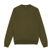 Colmar Grön Ull Crew Neck Sweater Green, Herr