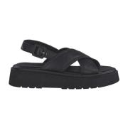 s.Oliver Flat Sandals Black, Dam