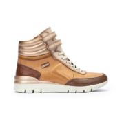 Pikolinos High-Top Sneakers Brown, Dam