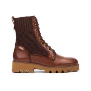 Pikolinos Unika ankelboots för kvinnor Brown, Dam