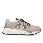 Premiata Vintage stil sportsko Gray, Dam